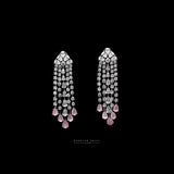 Pink zirconia waterfall