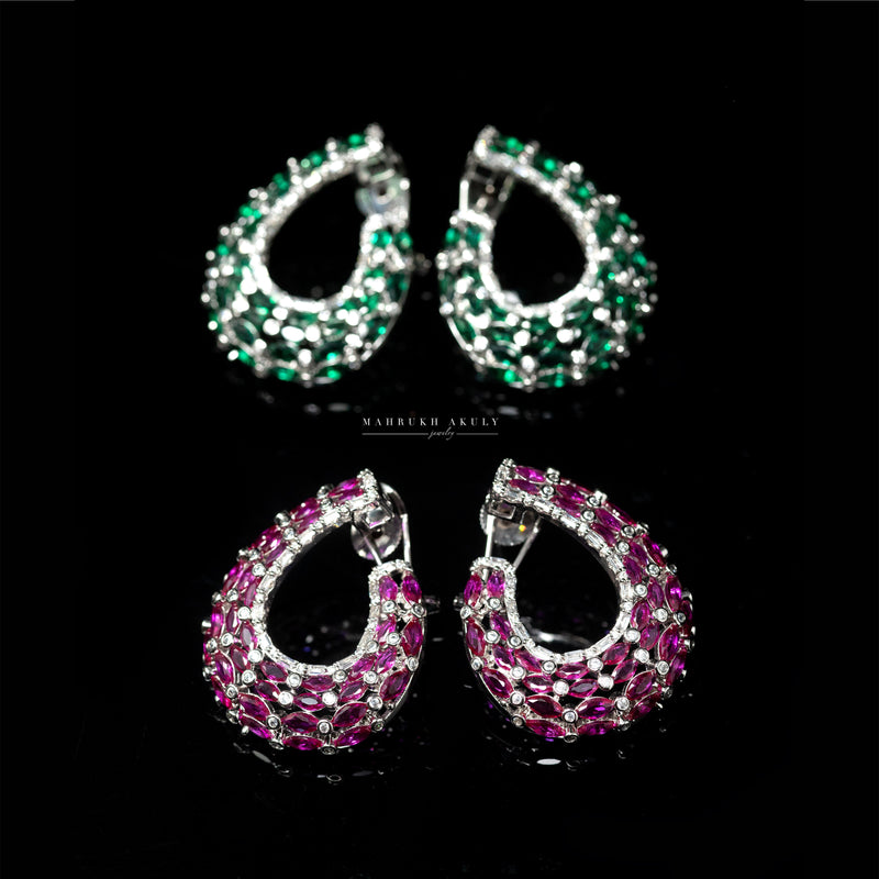 Zirconia half hoops