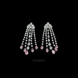 Pink zirconia waterfall