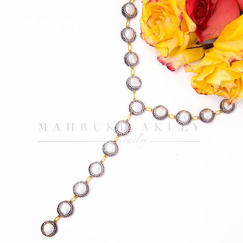 Baroque Pearl Gemstone Necklace